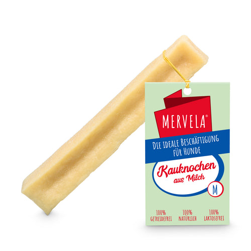 Käse Kauknochen M - für mittlere Hunde (61g)