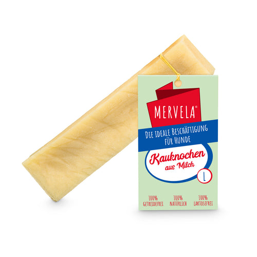 Käse Kauknochen L - für mittelgroße Hunde von 20-40kg