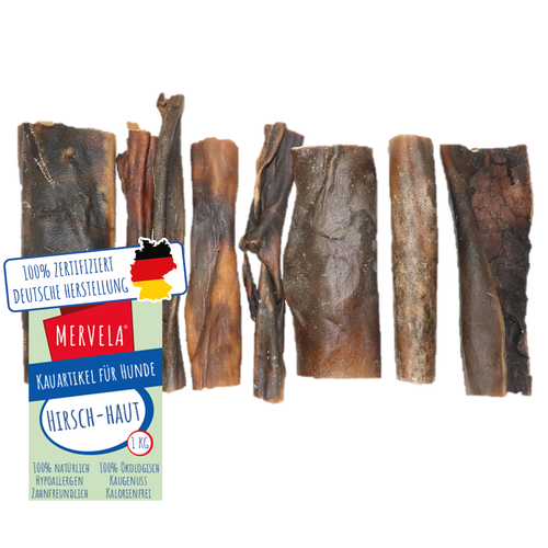 Hirschhaut Stangen (1Kg)