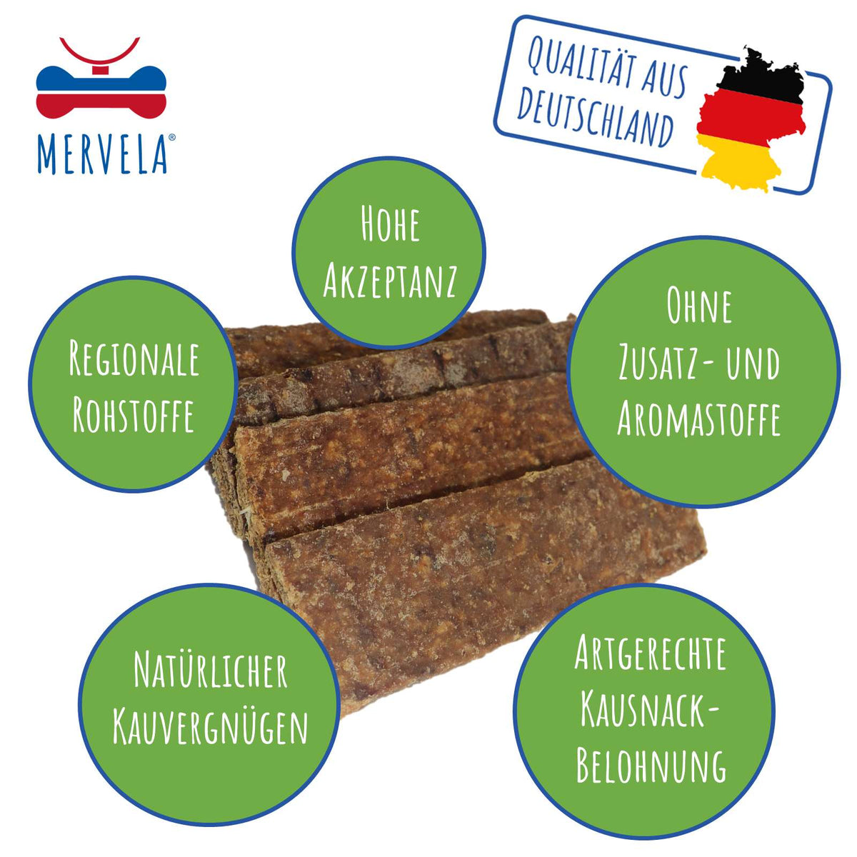 Damhirschkuh Fleischstreifen