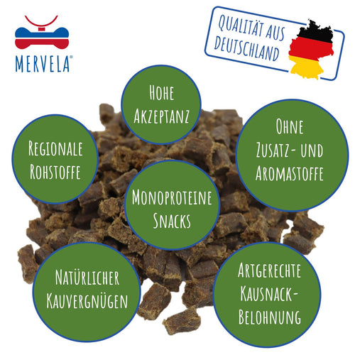 Damhirschkuh Würfel 500g