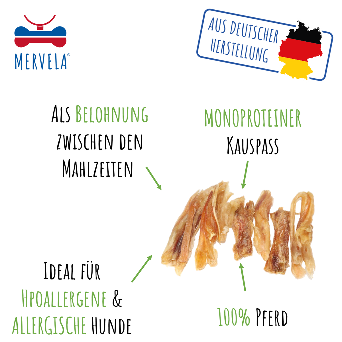Achillessehne vom Pferd - 1 kg