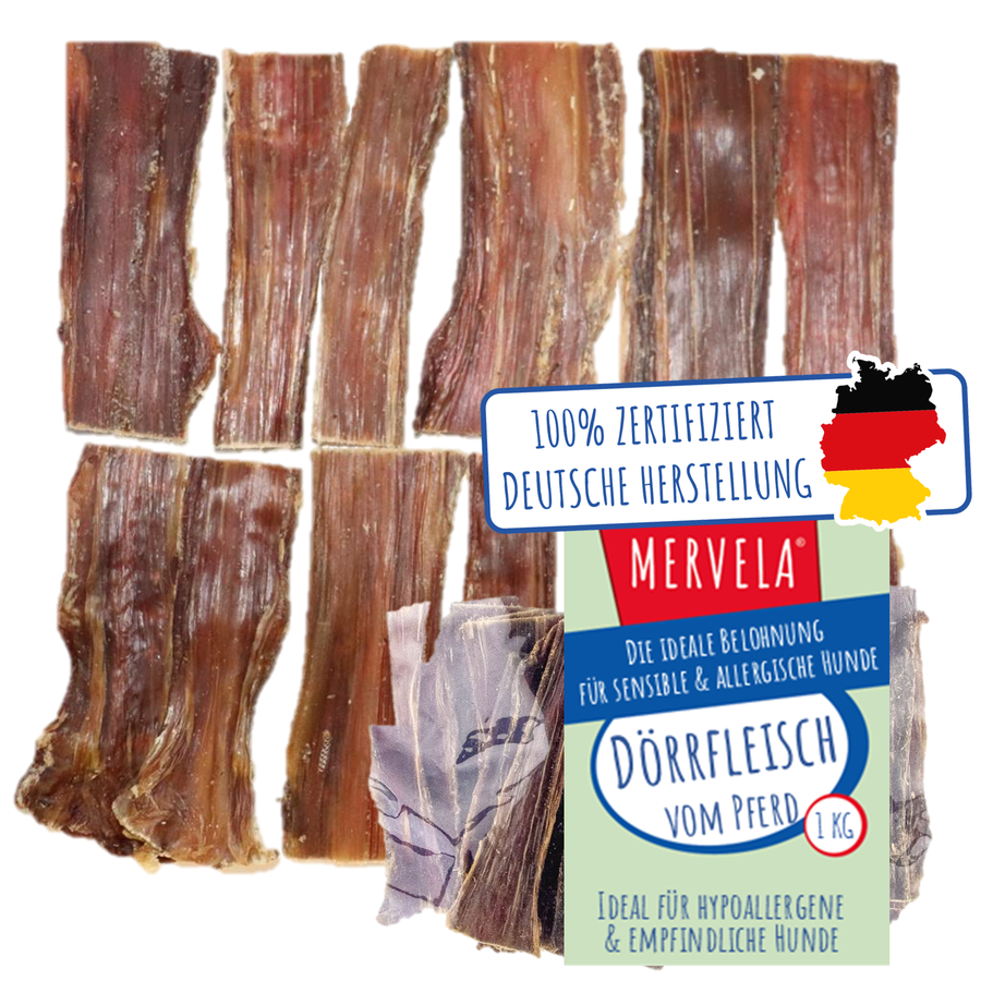 Trockenfleisch / Dörrfleisch vom Pferd