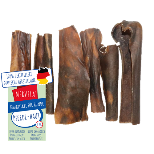 Pferdehaut Stangen (1Kg)