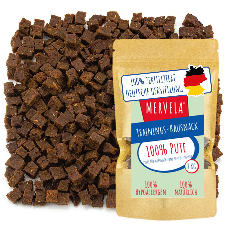 Trainingssnacks Pute gewürfelt