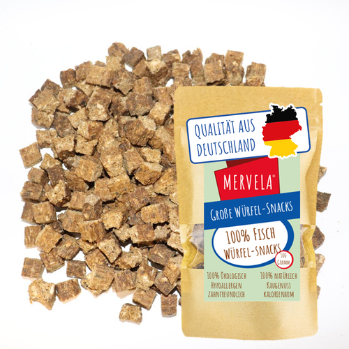 Fisch Würfelhappen 500g
