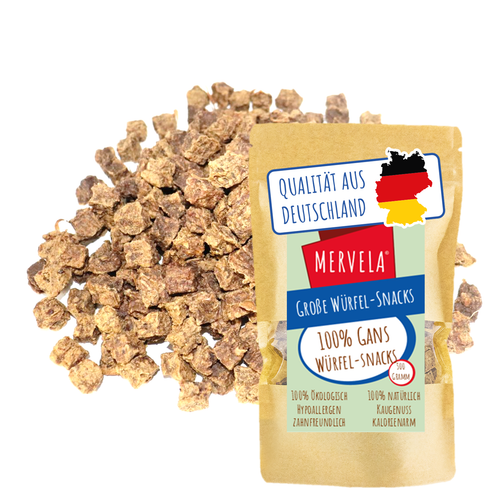 Gans Würfelhappen 500g