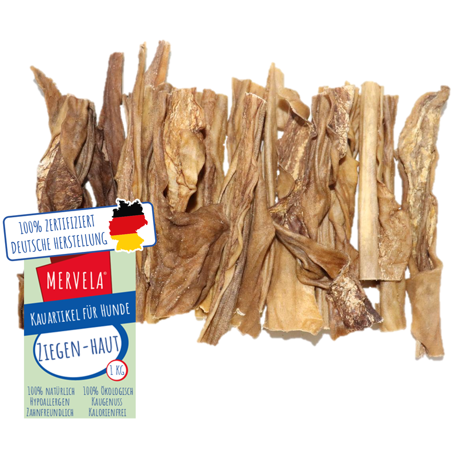 Ziegenhaut Stangen (1Kg)