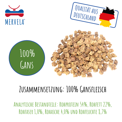 Gans Würfelhappen 500g
